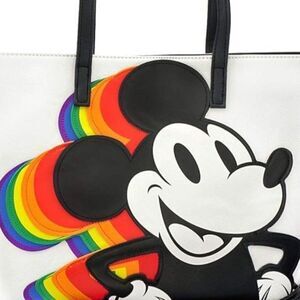 Loungefly Disney Multicolor Tote Bag W/ Zipper